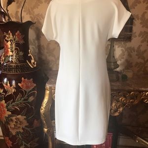 Woman’s dress White ( Superior Condition) smoke free home